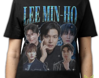 LEE MIN-HO Shirt, Lee Min-Ho Homage Tshirt, Lee Min-Ho Vintage T-Shirt, Lee Min-Ho 90s Bootleg Shirt