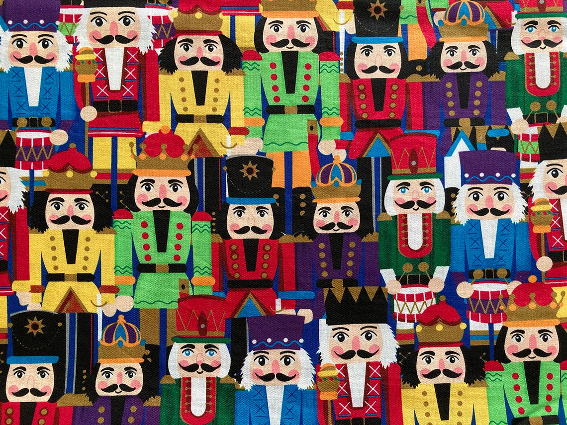 5472 the Nutcracker Cotton Fabric 43 Inch width X 1/2 Etsy
