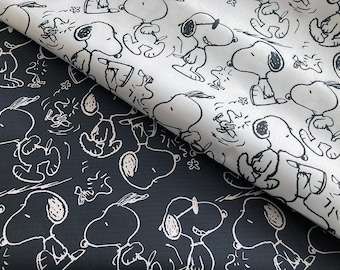 5440 - Snoopy Waterproof Fabric - 59 Inch (Width) x 1/2 Yard (Length)