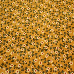 5794 - Chic Flower Floral Corduroy Fabric - 59 Inch (Width) x 1/2 Yard (Length)