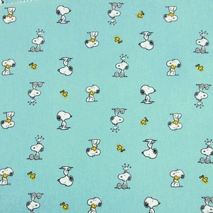 5101.1 - Snoopy Cotton Fabric - 43 Inch (Width) x 1/2 Yard (Length)