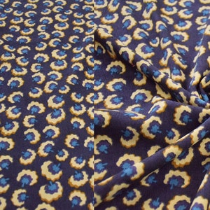 5799 - Retro Flower Floral Corduroy Fabric - 59 Inch (Width) x 1/2 Yard (Length)