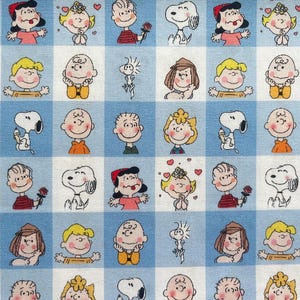 6189 - Snoopy Peanuts Friends Cotton Fabric - 43 Inch (Width) x 1/2 Yard (Length)