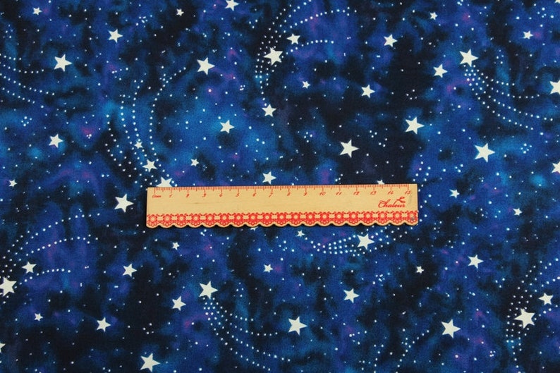 Width 5339 Star Night Sky Space Cotton Fabric 55 Inch x 12 Yard Length