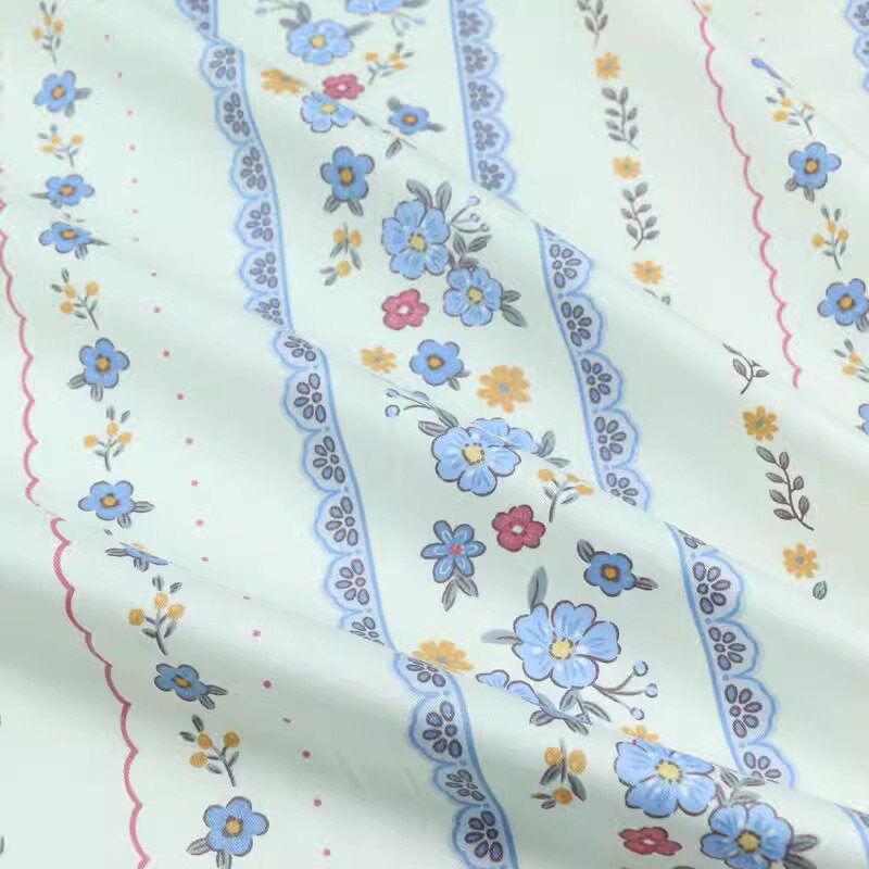 6116 - Cottage Chic Flower Floral Stripe & Gingham Cotton