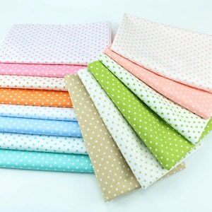 4845 - 4mm Polka Dot Cotton Fabric - 62 Inch (Width) x 1/2 Yard (Length)