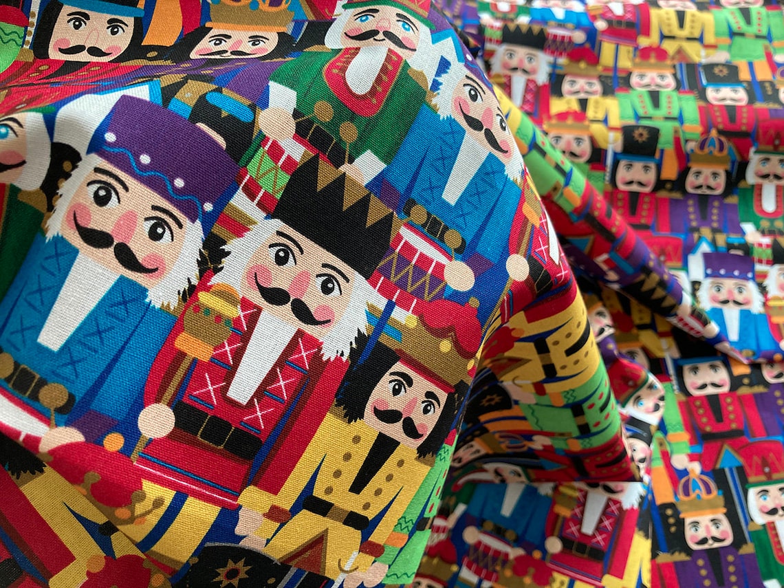 5472 the Nutcracker Cotton Fabric 43 Inch width X 1/2 Etsy
