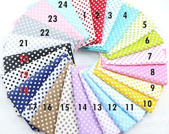 4449 - 8mm Polka Dot Cotton Fabric - 62 Inch (Width) x 1/2 Yard (Length)