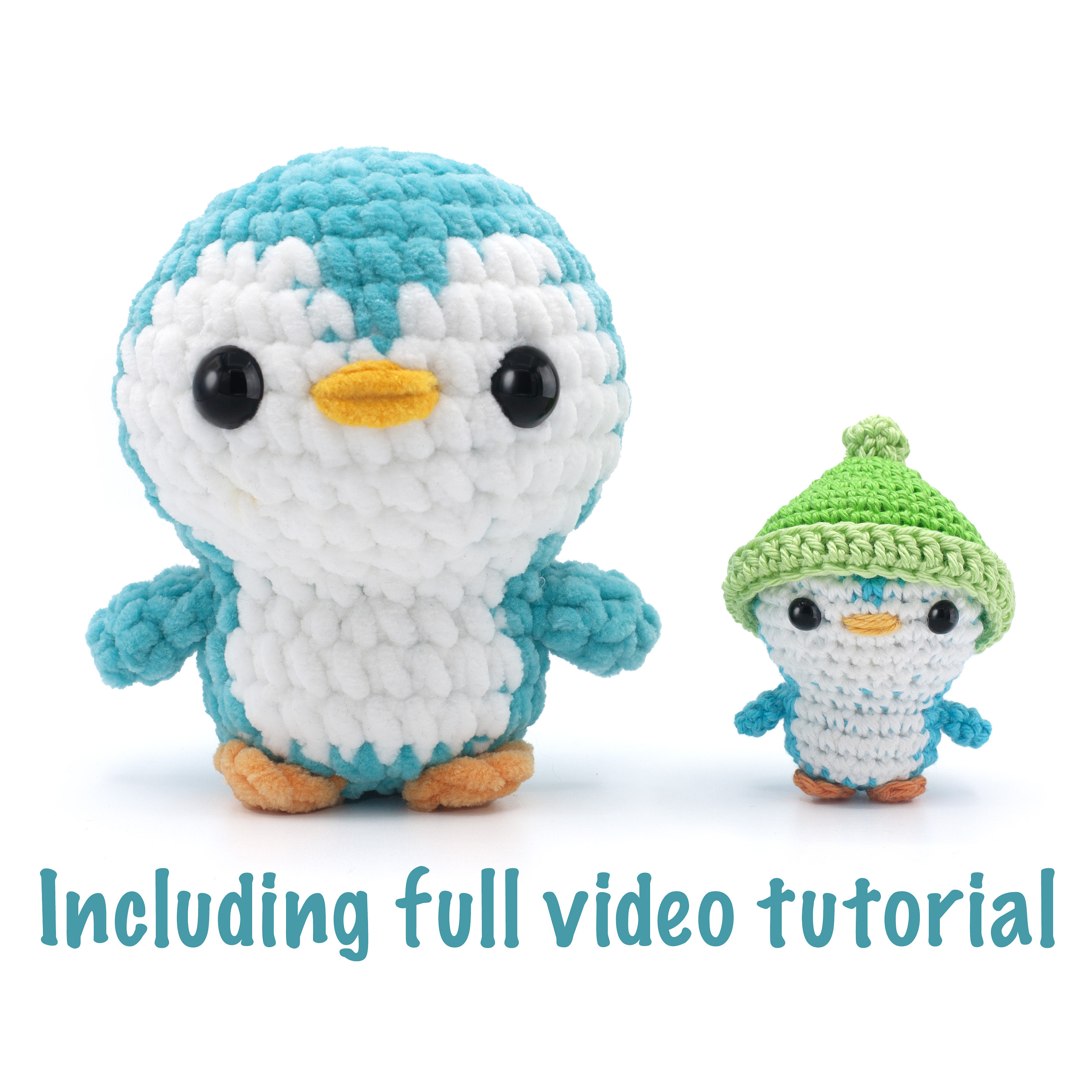 39 Crochet Penguin Patterns, Amigurumi, Blankets, and Keychains 17 Penguin Crochet Pattern Amigurumi Easy Beginner Plush Toy