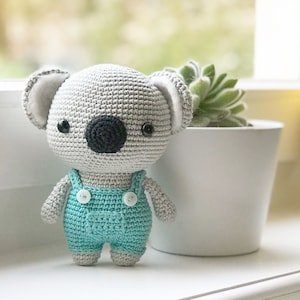 Lindo Koala amigurumi patrón de crochet PDF imagen 4