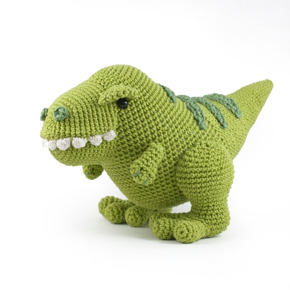 Crochet Pattern Titus the T rex Dinosaur Amigurumi PDF Make Your