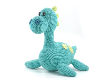 Nestor the Loch Ness Monster Amigurumi Crochet Pattern PDF