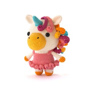 Bella the unicorn Amigurumi PDF crochet pattern image 2