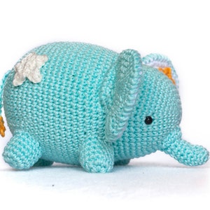 Crochet Pattern elephant amigurumi PDF love valentine image 5