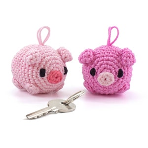 Cute Pig Amigurumi animal crochet pattern PDF pig crochet pattern image 3