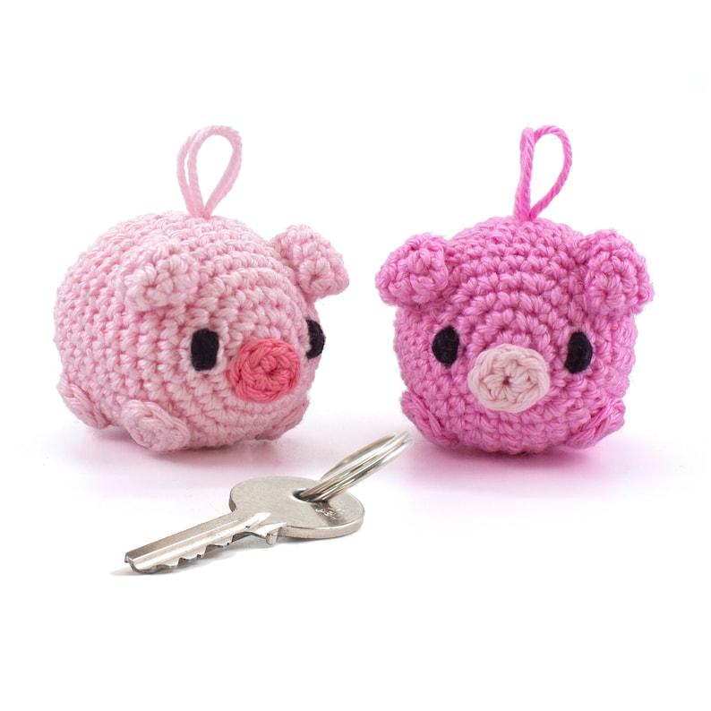 Cute Pig Amigurumi animal crochet pattern PDF pig crochet pattern image 3