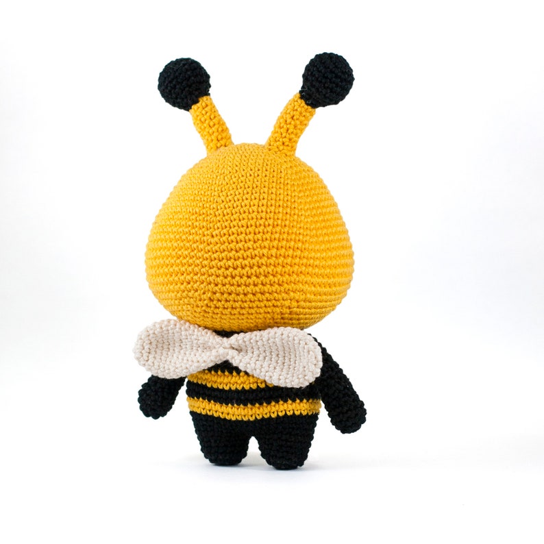 Crochet Toy Pattern Barry the Bee Amigurumi PDF Tutorial Make your own cute Bee DIY image 3
