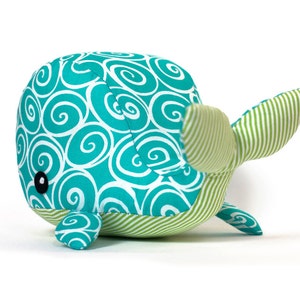 PDF sewing pattern Whale plush toy softie image 4