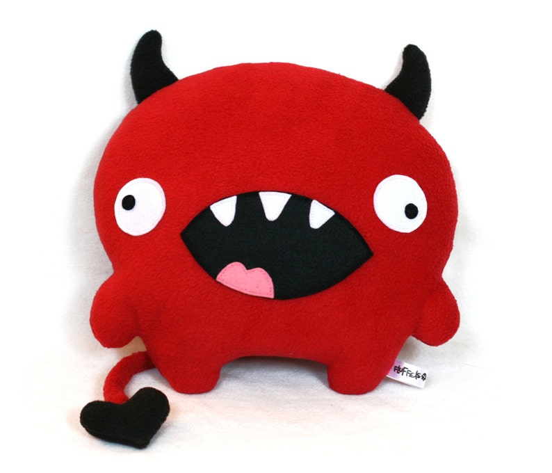 Love Devil valentine sewing pattern plush toy PDF image 1