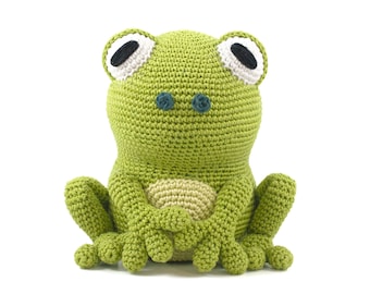 Patrick the Frog crochet pattern - Cute Amigurumi downloadable PDF