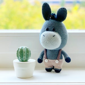 Bernard the Donkey Amigurumi Crochet pattern PDF image 9