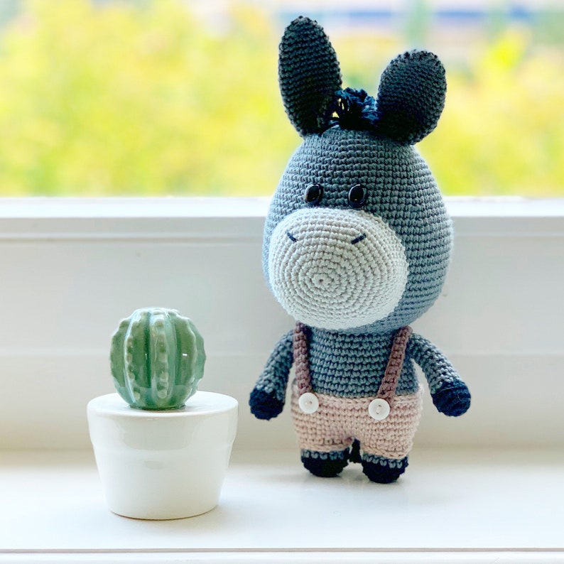 Bernard the Donkey Amigurumi Crochet pattern PDF image 9