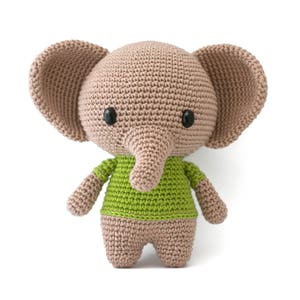 Joe the Elephant amigurumi crochet pattern PDF