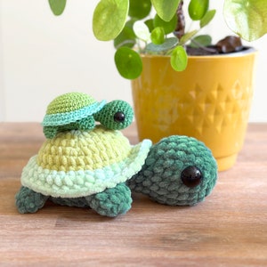 Turtle Amigurumi crochet pattern Easy crochet pdf pattern for beginners image 3