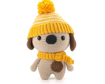 Crochet pattern Jasper the Dog Amigurumi PDF downloadable