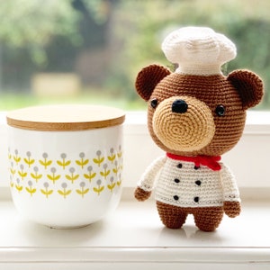 Björn the Cooking Bear Chef Amigurumi pattern PDF Crochet image 7