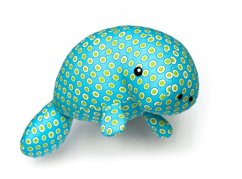 Manatee Sea Creature Sewing Pattern PDF Plush Toy Animal - Etsy