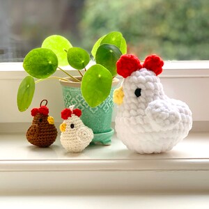 Cute Chicken Amigurumi pattern Easy crochet pdf pattern for beginners image 4