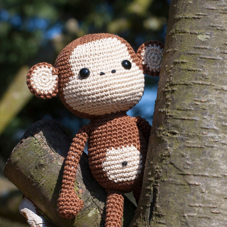 Cute Monkey Amigurumi crochet pattern image 1