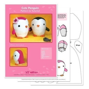 Cute Penguin soft toy Pattern PDF image 5