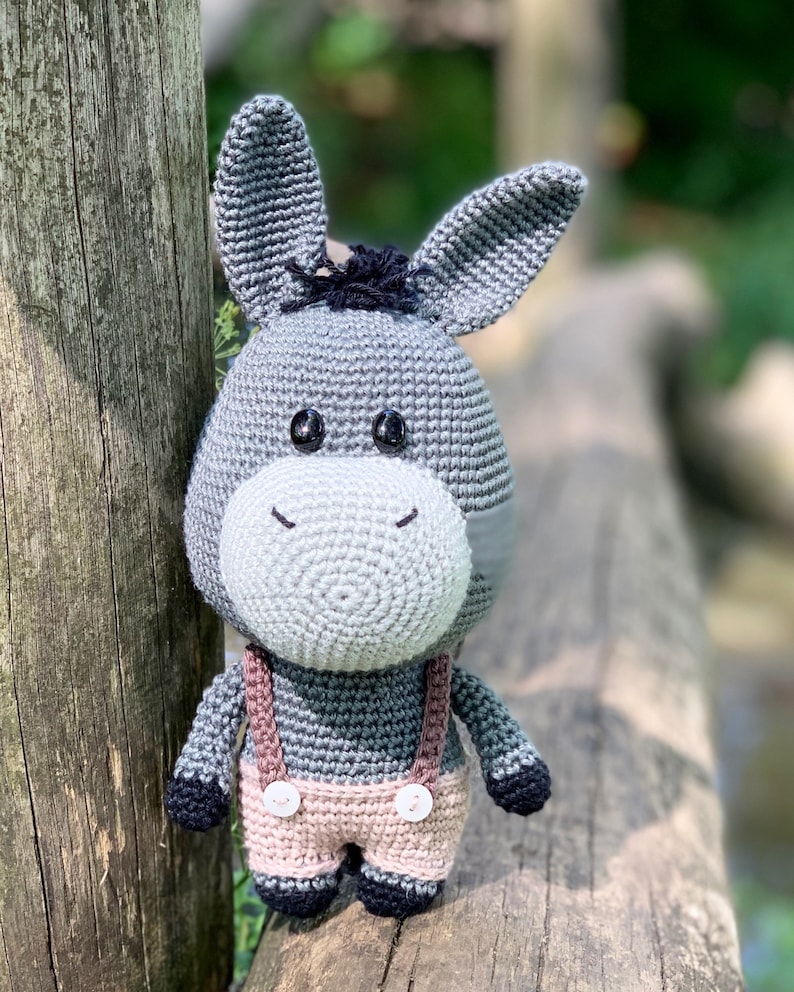 Bernard the Donkey Amigurumi Crochet pattern PDF image 5