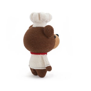 Björn the Cooking Bear Chef Amigurumi pattern PDF Crochet image 3