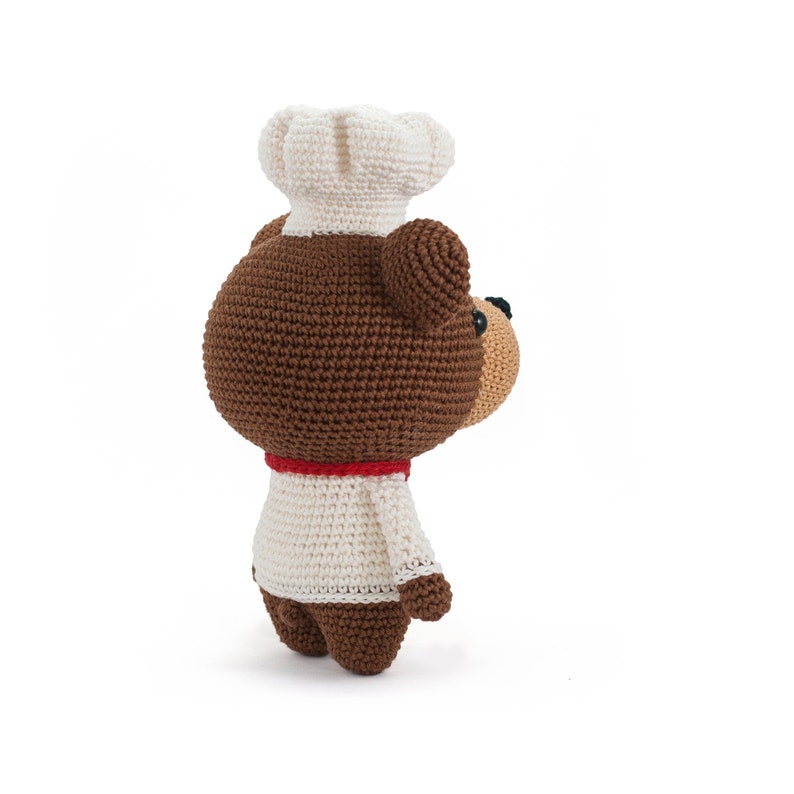 Björn the Cooking Bear Chef Amigurumi pattern PDF Crochet image 3