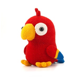 Modèle au crochet Amigurumi de Poco le perroquet pour débutants