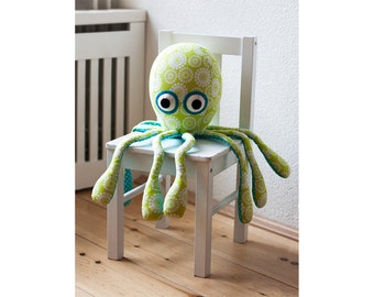 Octopus sewing pattern PDF plush toy