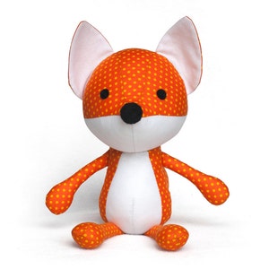 Sewing Pattern Fox PDF Stuffed Toy Plush Softie image 2