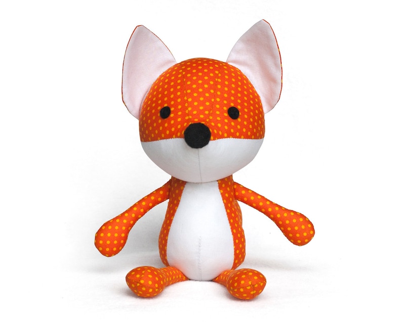 Sewing Pattern Fox PDF Stuffed Toy Plush Softie image 2