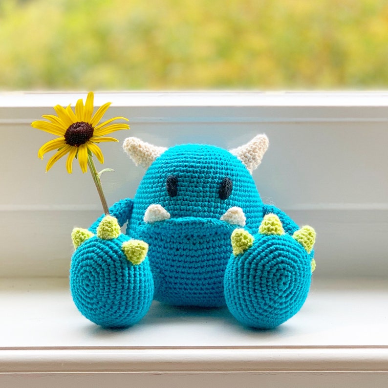 Crochet Pattern Mr. Blue Amigurumi Monster downloadable PDF image 5