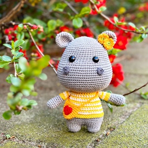 Hannah the Hippo Amigurumi crochet pattern PDF image 5