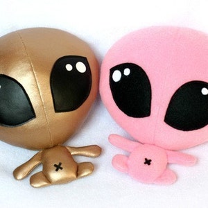 Alien Baby plush soft toy sewing Pattern PDF image 2