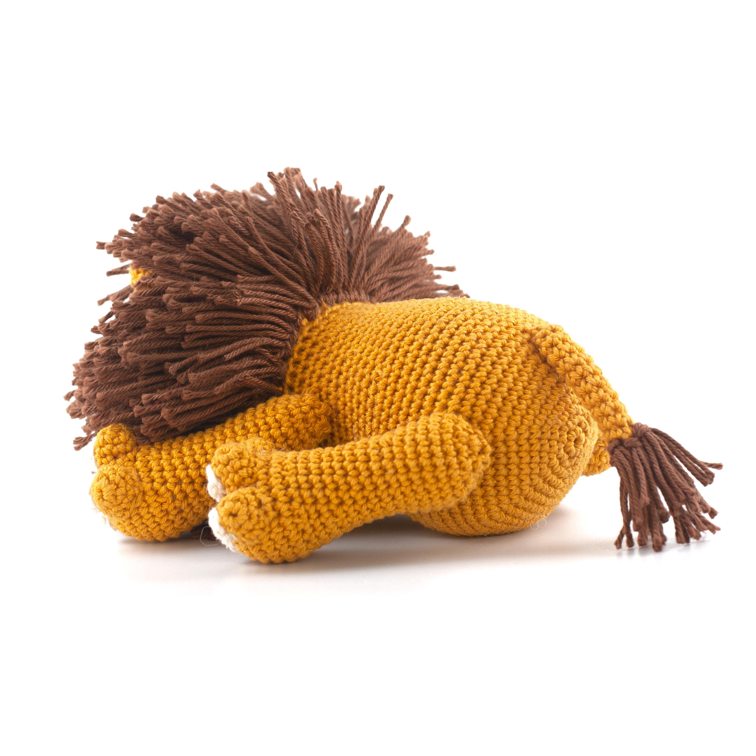 Louie the Lion Amigurumi Toy Crochet Pattern Downloadable PDF for ...