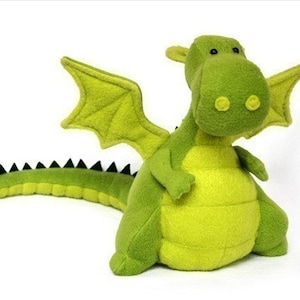 Yoki The Fat Dragon Sewing Pattern PDF image 1