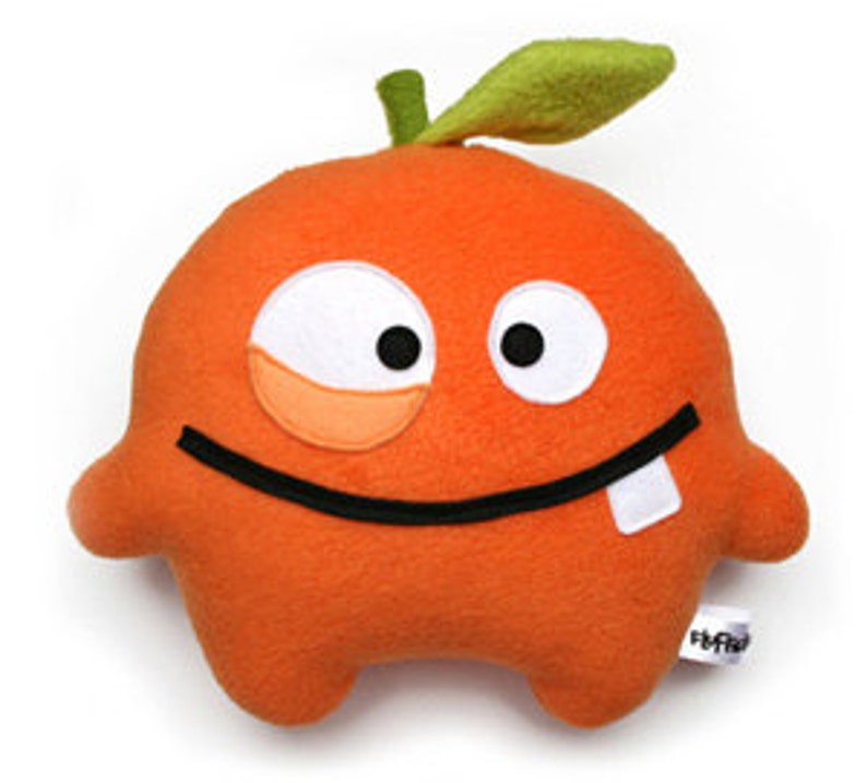 Orrico the orange easy sewing pattern PDF stuffed food toy image 3