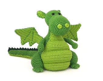 Yoki the dragon amigurumi crochet pattern