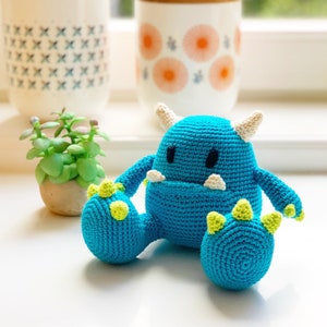 Crochet Pattern Mr. Blue Amigurumi Monster downloadable PDF image 6