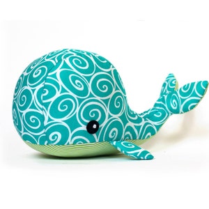 Sewing pattern Whale plush PDF image 1